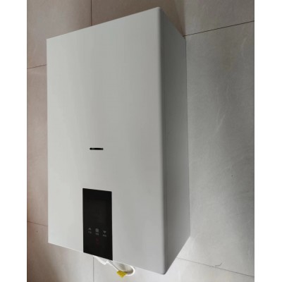 20KW匠奥燃气采暖洗浴两用壁挂式锅炉供地暖暖气片风机盘管100平