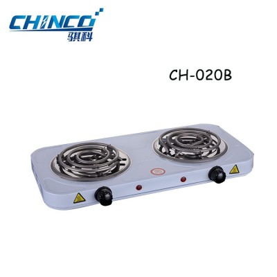 2000W双灶蚊香型coilstove电热炉多功能电加热炉hotplate电陶炉