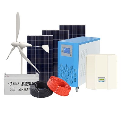 （面议）风光互补发电系统1KW5KW10KW家用风力发电机光伏板太阳能节能