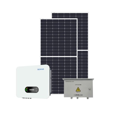 太阳能发电系统首航防逆流20kw光伏发电板户用并网光伏太阳能系统