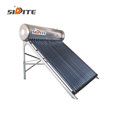 （面议）集成式加压太阳能热水器 进出口用工厂直销 高品质浙江制造