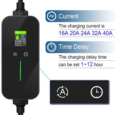 NACS特斯拉充电器随车充tesla charger新能源充电器 便携式充电枪