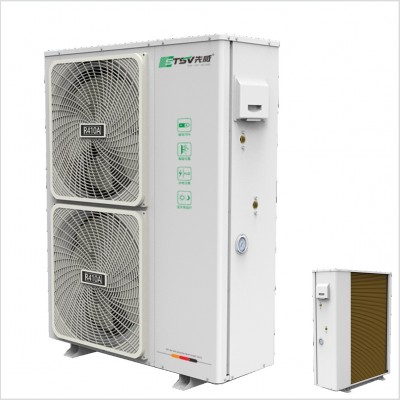 6匹空气能热泵冷暖机户式超低温增焓变频冷暖热泵北方超低温环境