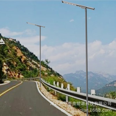 跨境专供户外一体化太阳能路灯IP66工程款高亮太阳能路灯