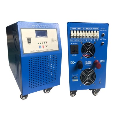 太阳能逆变器1-6KW逆控一体机DC12V24V 48V配控制器10-100A3kw5kw