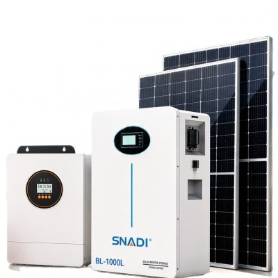 太阳能发电家用全套离网12kw系统储能一体机太阳能小型发电机工厂