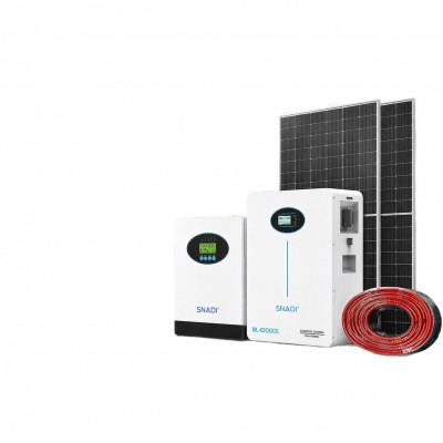 太阳能发电家用全套离网12kw光伏发电系统220v光伏家庭整套系统