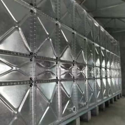 厂家批发镀锌钢板水箱方形热镀锌水箱消防蓄水箱保温水箱现货组合
