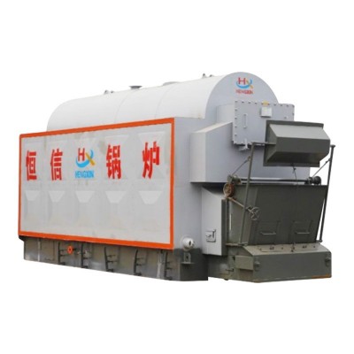 卧式燃气生物质热水锅炉供暖供热水2吨4吨生物质颗粒链条热水锅炉