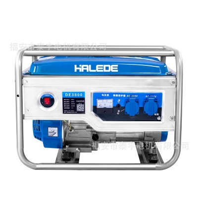 发电机汽油小型便携家用静音220V380v工地户外3/5/10千瓦工厂直发