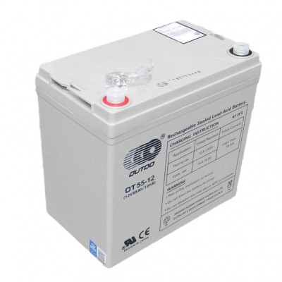 6-FM-55奥特多12V55ah储能免维护电池OT12/55密封式电瓶备用电源