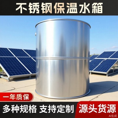 储水箱不锈钢水箱太阳能缓冲水箱大型承压保温水箱煤改电水箱