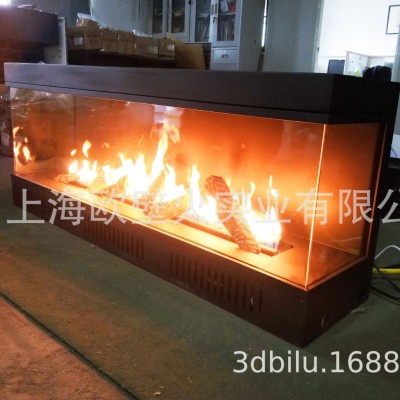 单面观火燃气壁炉两面三面观火燃气壁炉真火装饰上海工厂四面观火