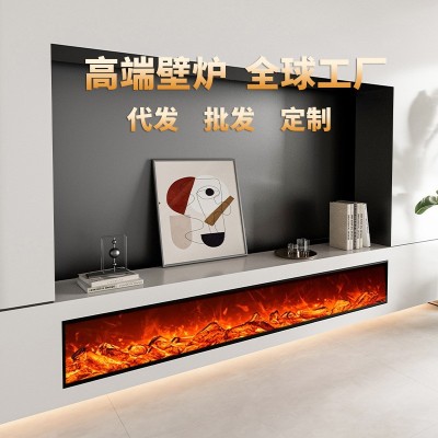 电子壁炉仿真火焰欧式嵌入式客厅装饰柜家用即热取暖器背景墙酒店