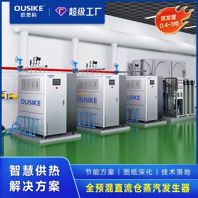 0.5吨1吨燃气蒸汽锅炉工业商用全预混蒸汽发生器食品酿酒熨烫低氮