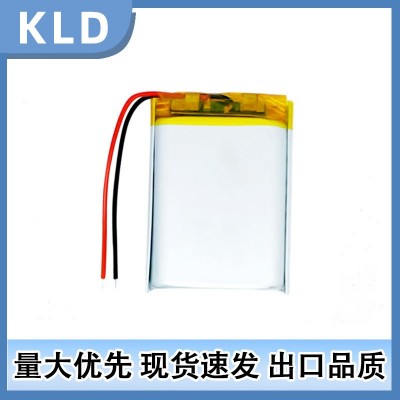 803040聚合物锂电池1000mAh 定位器小夜灯通讯录软包电芯厂 家直供