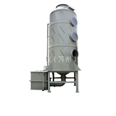 熙诚加工洗涤塔 定制阻燃pp塑料酸雾净化工业废气处理设备喷淋塔