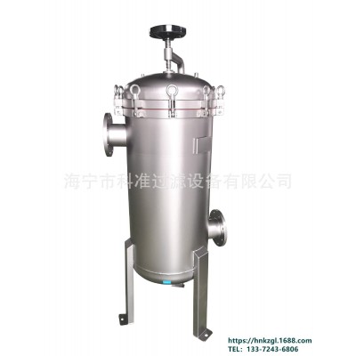 厂家不锈钢液体多袋式过滤器 四袋式滤袋过滤器（Φ180*810