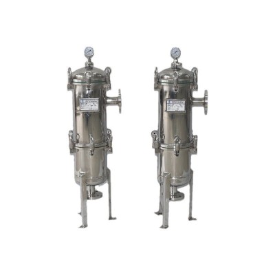 不锈钢单袋式过滤器 内衬聚四氟乙烯 工业硫酸 盐酸溶液过滤设备