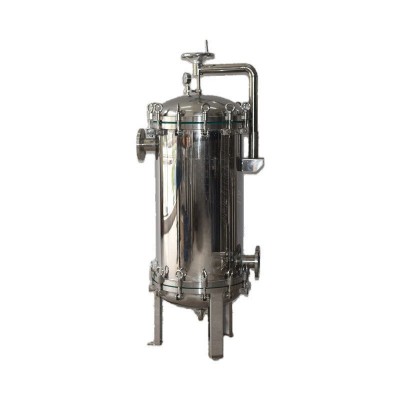 内衬四氟PTFE不锈钢4袋式大流量过滤器化工液体过滤器 耐酸碱过滤