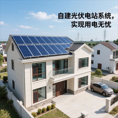户外太阳能光伏发电光伏电站供电离网储能光伏电站系统发电设备