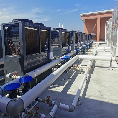 肇庆学院宿舍淋浴空气能热泵节能热水工程系统案例空气能热水器