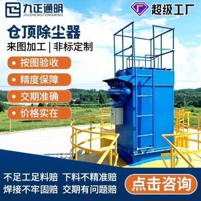 定制搅拌楼水泥罐顶仓顶除尘器搅拌站仓脉冲除尘器24袋布袋除尘器
