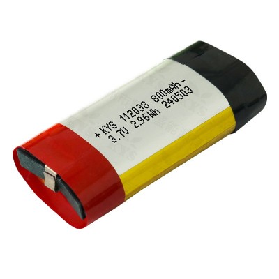 凯业盛CB认证纯钴8A放电112038 3.7V 800mAh电动工具聚合物锂电池