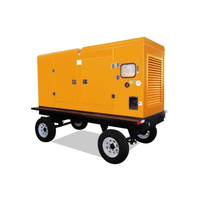 玉柴柴油发电机组移动拖车低噪音发电机电启动三相380V220V生产厂