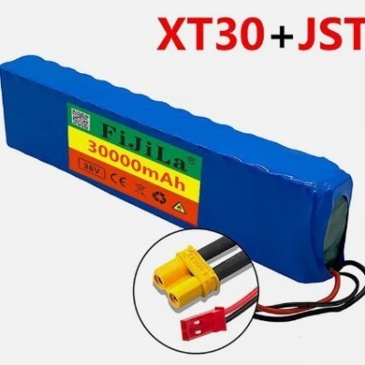 10S3P 36V30ah电池组18650锂离子电池500W用于大功率摩托车 踏板