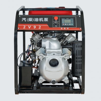 汽柴油水泵4/6/8寸口径应急排水防汛排涝灌溉小型单双缸自吸水泵